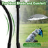 Eiszhjk 50+ UPF Wagon Umbrella with Universal Clamp, Adjustable Lounge Wagon Umbrella Attachment, Lightweight for Easy