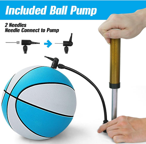 TNELTUEB Mini Basketball Replacement - 8.5 Inch Mini Pool Basketballs for Indoor Outdoor Toy