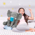 Giant Stuffed Elephant Plush Toy - Huge Soft Gray Elephant Doll for Kids, Girlfriend, Home Decor (15.7 Inch)