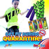 JA-RU Adjustable Kids' Jump Rope 7ft (2 Packs) - Cotton Jump Rope for Boys & Girls - Rainbow Party Favors