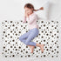 siphylline 52" 34" Black and White Illustration Design Stars Brown Extra Large Resuable Changing Pad Covers Water