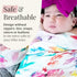 47 47 inches Stroller Society - Viscose from Bamboo and Cotton Baby Blanket, Floral Baby Blanket, Receiving Blankets