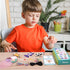 Set 12 2 Eenua Pony Beads Keychain Kit for Kids DIY Bead Pets Craft with Animal Keychains Heart Shaped Boxes Creative