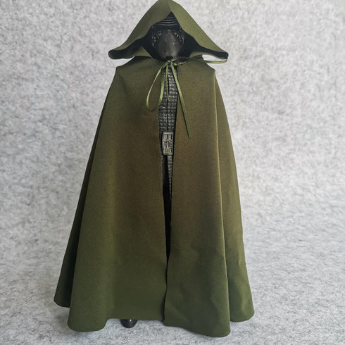 1:6 Scale Medieval Knights Soldier Cloak Gown, Hooded Cape for 12" Phicen TBLeague Action Figure Clothes