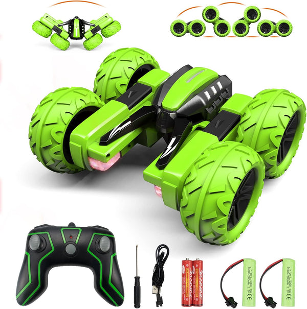 Amicool Remote Control Car Boy with Headlight, Hobby RC Car Stunt Kids