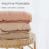 28"x52" MairMore Muslin Cotton Crib Sheets - Neutral Fitted Sheets for Standard Crib& Toddler Mattress Soft