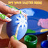 120 30 Menkxi Pcs Plastic Easter Eggs with Clear Cartons for Crafts DIY Fake Paintable for Kids Adults Easter Gift