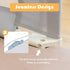 57-in (57 INCH, HONEY JOY Bed Rail for Toddlers, Extra Long, Portable Safety Bed Guardrail w/Double Safety Child Lock