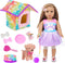 DOTVOSY American 18 Inch Doll's Clothes and Accessories Pets Dog Play Sets