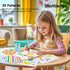 25 2 Set, Shuttle Art Paint with Water Coloring Book for Kids, Princess Themed Pages with Brushes, Mess-Free Watercolor