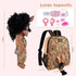 Nice2you Black Baby Doll in Take Along Backpack Carrier, 10in American African Girl Doll for Toddlers 1-5 Years
