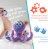 3 18+ Nuby Floating Octopus with Hoopla Rings - Baby & Toddler Bath Toy - No Hole Design Keeps Moisture Out - Fine