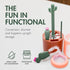 Set, 4 Set Boon Cacti Bottle Cleaning Brush Terracotta , Piece