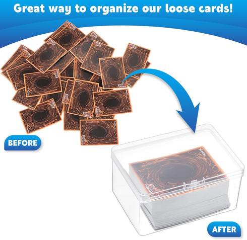 Vicenpal Playing Deck Card Storage Box - Compatible with 100 MTG Holder Storage Case (24 Pcs)