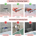 Bath Helper Faucet Extender, Guides Water from Faucet to Baby Bath Tub Without Splashing (Pink)