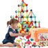 Kids Magnetic Blocks Toys, Large Magnetic Building Sticks, STEM Educational Sensory Toy, Montessori Toys for Toddlers