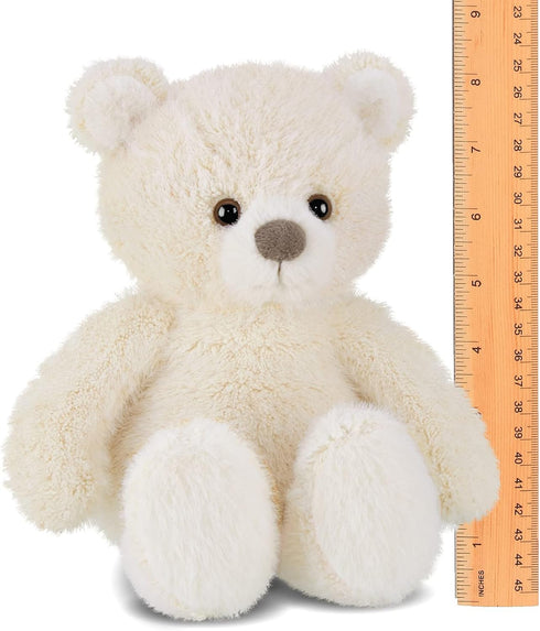 Bearington Tucker Off White Plush Teddy Bear Stuffed Animal, 11 Inch