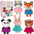 Cymbana Kid Sewing Craft Kit to Make a Friend for Beginner Felt