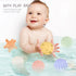 Sensory Balls for Babies - 6 Pack, Soft & Textured Montessori Toys for 1-3 Years, Wheat Straw Toddler Balls