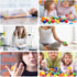 LovesTown 20 PCS Smile Face Stress Balls, 2.5 Inch Office Fidget Toys for Desk, Sensory Toys for Kids Stress Relief