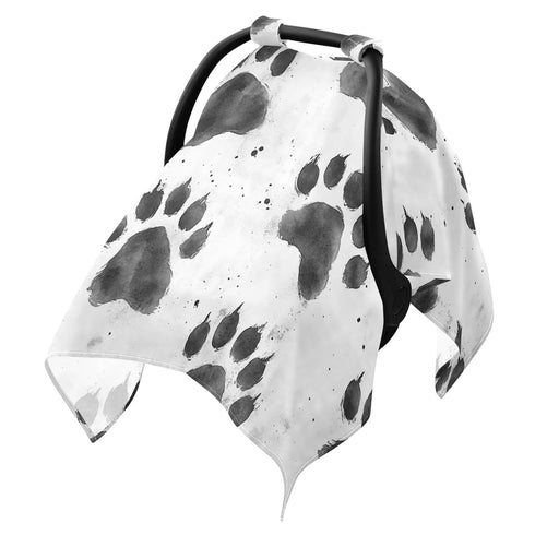 Mazeann Black Animal Paws Car Seat Cover Baby Breathable Soft Infant Carseat Covers
