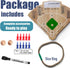 Deartisan Baseball Board Game, Oak Made Leisure Game for Sport Battle Table Game for Family Party Holiday