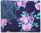 TANOFAR Toddler Blanket Purple Floral Fleece Baby Blankets for Grils Double Layer