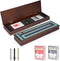 Wooden Cribbage Board Game Set, Premium Wooden Board with Magnetic Lock and