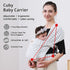 CUBY Newborn Baby Wraps Carrier, Easy to Wear Front Newborn Carriers, Adjust and Soft Cotton Baby Front Wraps Carrier