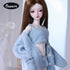 Set 1/3 Doll Clothes for BJD, Resin Toy Accessories Cardigan+ Vest+ Pants (Blue, for BJD)