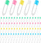 DF DUALFERV 110 Pcs Stainless Steel Diaper Pins, 2.1 Inch Baby Diaper Pins for