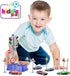 Kiddie Play Traffic Signs and Crosswalk Light Signal Toys for Kids - 12pcs Set