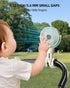 3 KIDEE Portable Stroller Fan, Mini Baby Fans Battery Operated, LED Display with Speeds, Small Clip on Fan Desk Fans