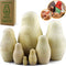 Unpainted Nesting Dolls, DIY 7 Matryoshka Nesting Dolls Blank for Paint Gifts