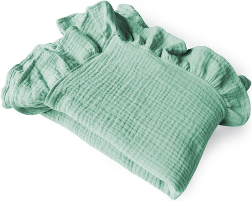 Organic Muslin Baby Blankets, Cotton Crib Blanket for Baby Infant Toddler, Super
