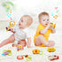 MOONTOY 12pcs Baby Rattles Set, Teething Toys for Babies 0-6 Months, Infant Chew Toys for Newborn Gifts