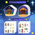 24PCS FLYAB Make a Nativity Scene Stickers Ornament Craft Kit Christian DIY Nativity Stickers for Kids Religious Party
