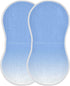 decor gift 4 Pack 22x11in Cotton Burp Cloth Soft Touch Blue Gradient Burp Rags for Unisex boy and Girl