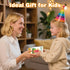 3+,Creative SKTMYY Mini Magnetic Tiles,Travel Magnetic Tiles with Metal Box,Car Airplane Travel Essentials for Kids