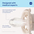 16+ 4 Count, MAM Original Matte Baby Pacifiers Months, Binky for Newborn Babies, BPA-Free Skin Soft Silicone Nipple
