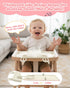 Captainbear 2Pack Silicone Placemats for Baby&Kid, Stain-Proof Non-Slip Baby Place Mat for Restaurant Highchair& Home