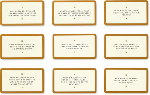 Brass Monkey - Question Sparks - Social Party Game with 200+ Unique Conversation Starter Cards
