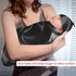 DDTKLSNV Set,Black Newborn Swaddle Blanket with Beanie Hat Silk Wrinkle Newborn Receiving Blankets Baby Swaddle Wrap