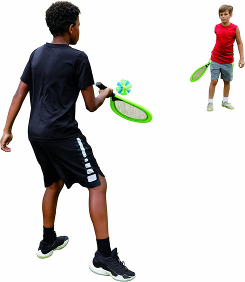Toysmith Get Outside Go! Bash N Boom Combo Set, Outdoor Bashminton Game