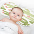 YEGAME Set 1 11 22 Inch Muslin Baby Burp Cloths of - Cactus Super Absorbent Cotton Burping Rags Soft Baby Washcloths