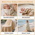 HUITAO 2 Pack 6-Layer 100% 32x32 Inch Hooded Baby Bath Towels for Newborn, - Muslin Cotton, Soft Absorbent Baby Towels