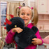 Ditucu Cute Dinosaur Plush Dino Stuffed Animals Plushies Toys Super Soft Dolls Birthday Gifts for Kids Girls Boys Black 12 inch