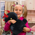 Ditucu Cute Dinosaur Plush 16 inch - Large Dino Stuffed Animals Plushies Toys for Kids Girls Boys Black