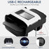 1-2 Richwon Automatic Card Shuffler, Rechargeable Deck Card Dealer Machine, Low Noise Electric Casino Shuffler for UNO