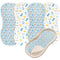 YSSPPOY 4 Packs Peanut Changing Pad Cover, 4-Layer Thickened Changing Pad Liner Waterproof